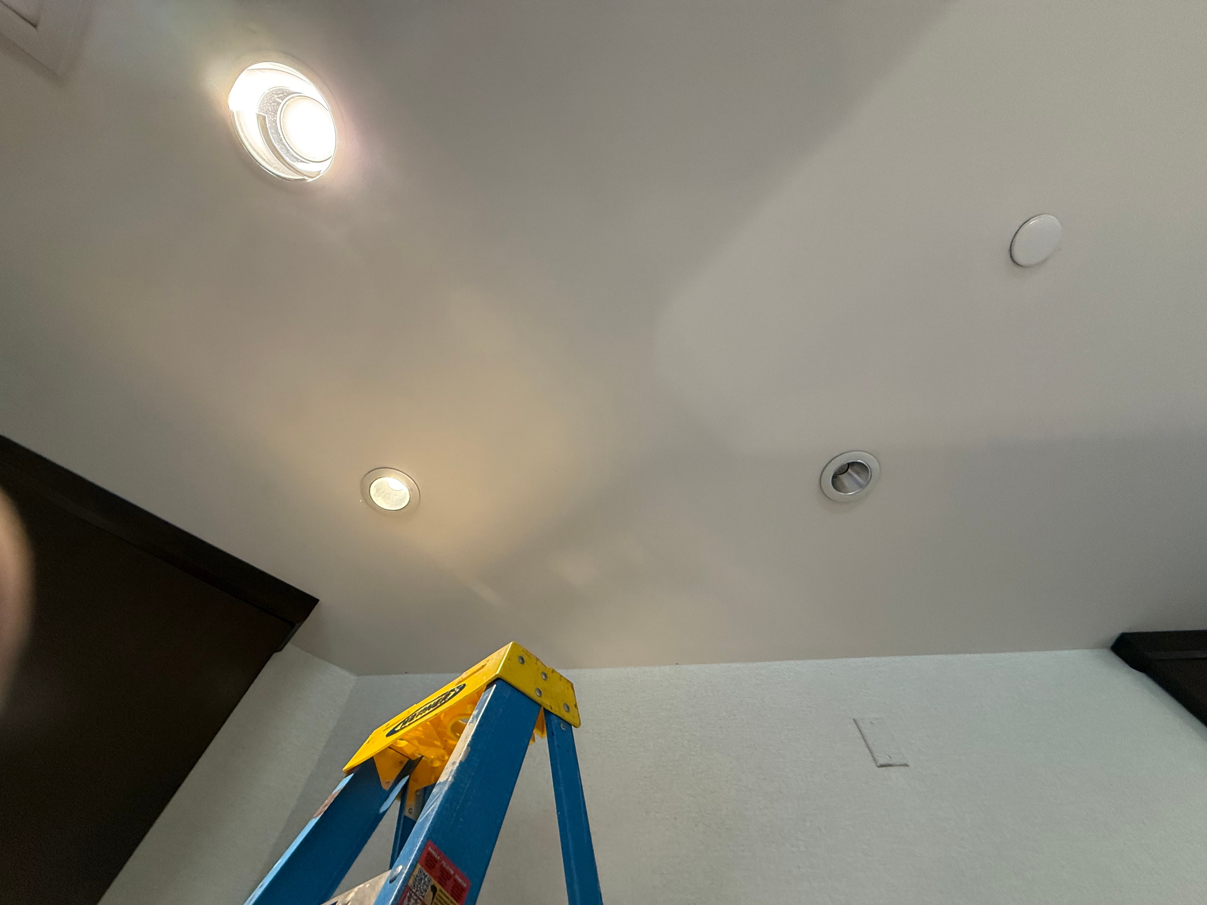 Recessed Lighting Install — In Progress