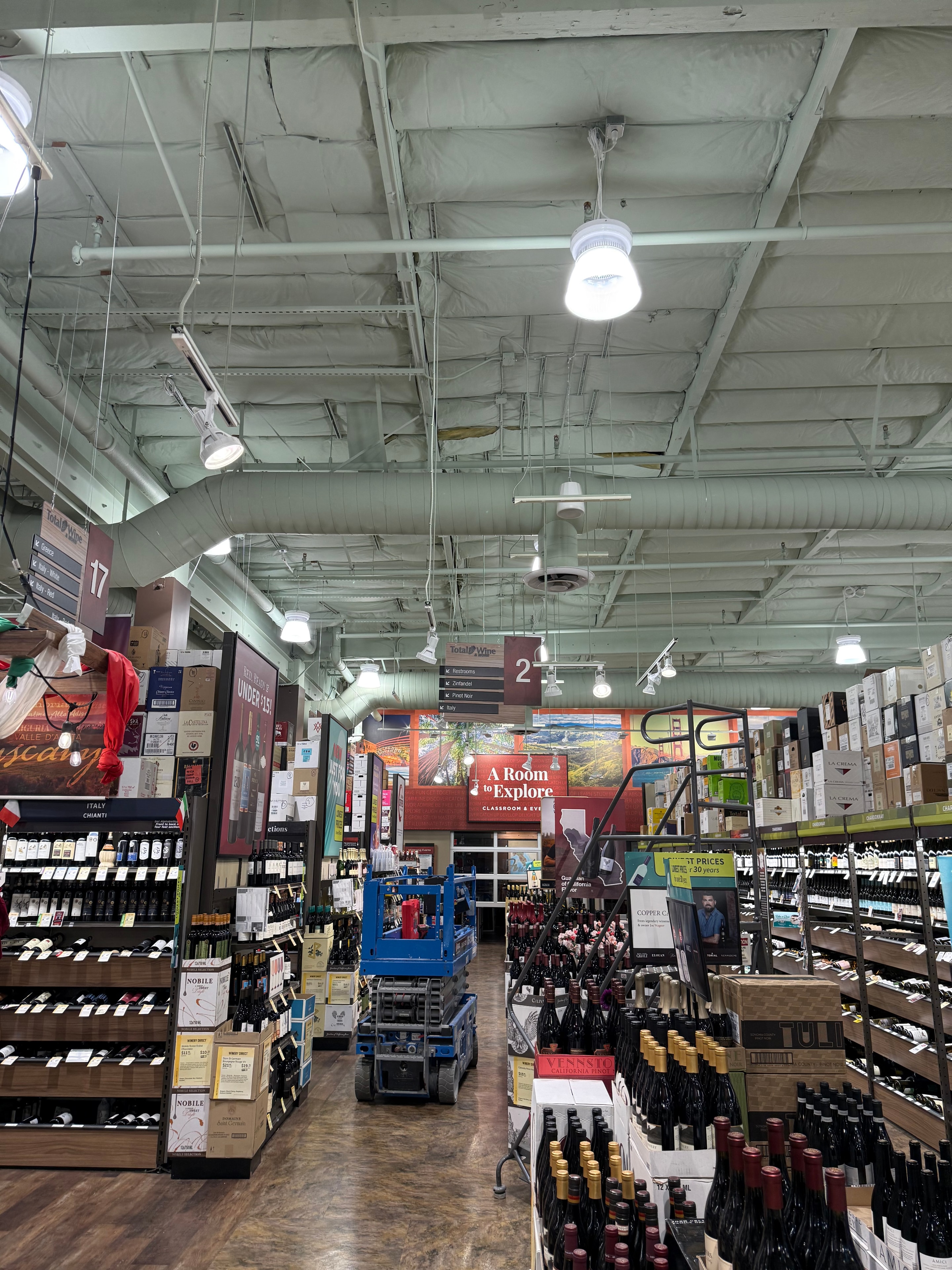 Total Wine & More — Track Lighting